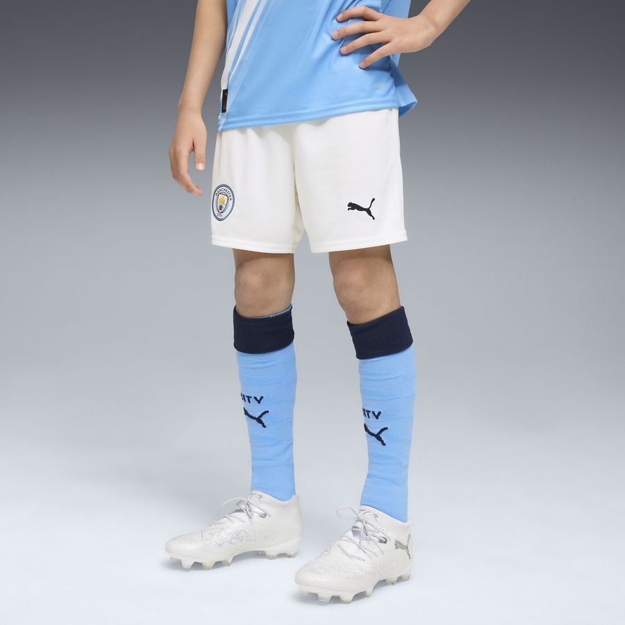 Manchester City Home Shorts 2025/26 Kids-SoccerKits Hub | Buy Soccer Jerseys Online
